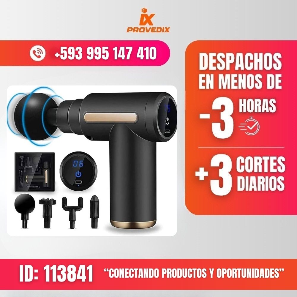 PISTOLA MASAJEADOR MUSCULAR